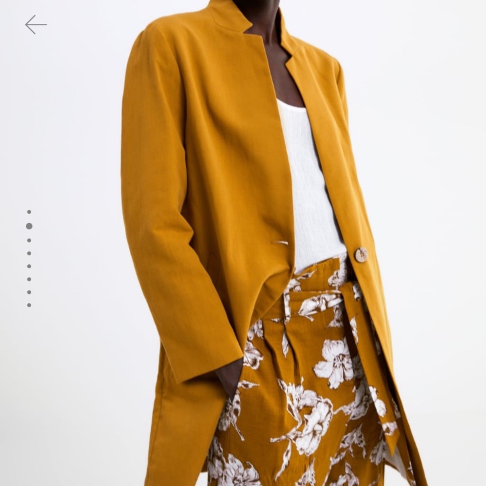 Zara oversized lightweight coat.